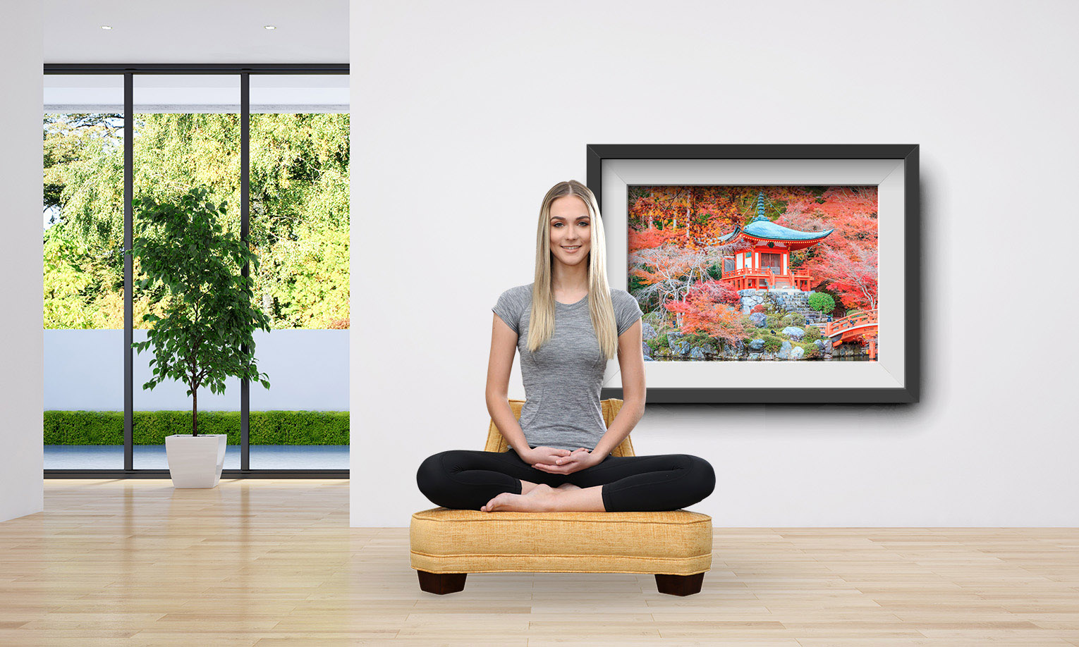 Samurai Chair Excellent Lumbar Support Meditate in Comfort